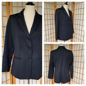 Classiques Entier Black 100% Wool Blazer SZ MP Career Office